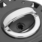 Set of 2 Gray Chrome Inside Inner Door Handles for Jeep Commander (2006–2010)
