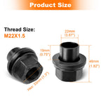 Set of 12 Wheel Nuts M22x1.5 x 19mm for (M22-1.5x19mm)