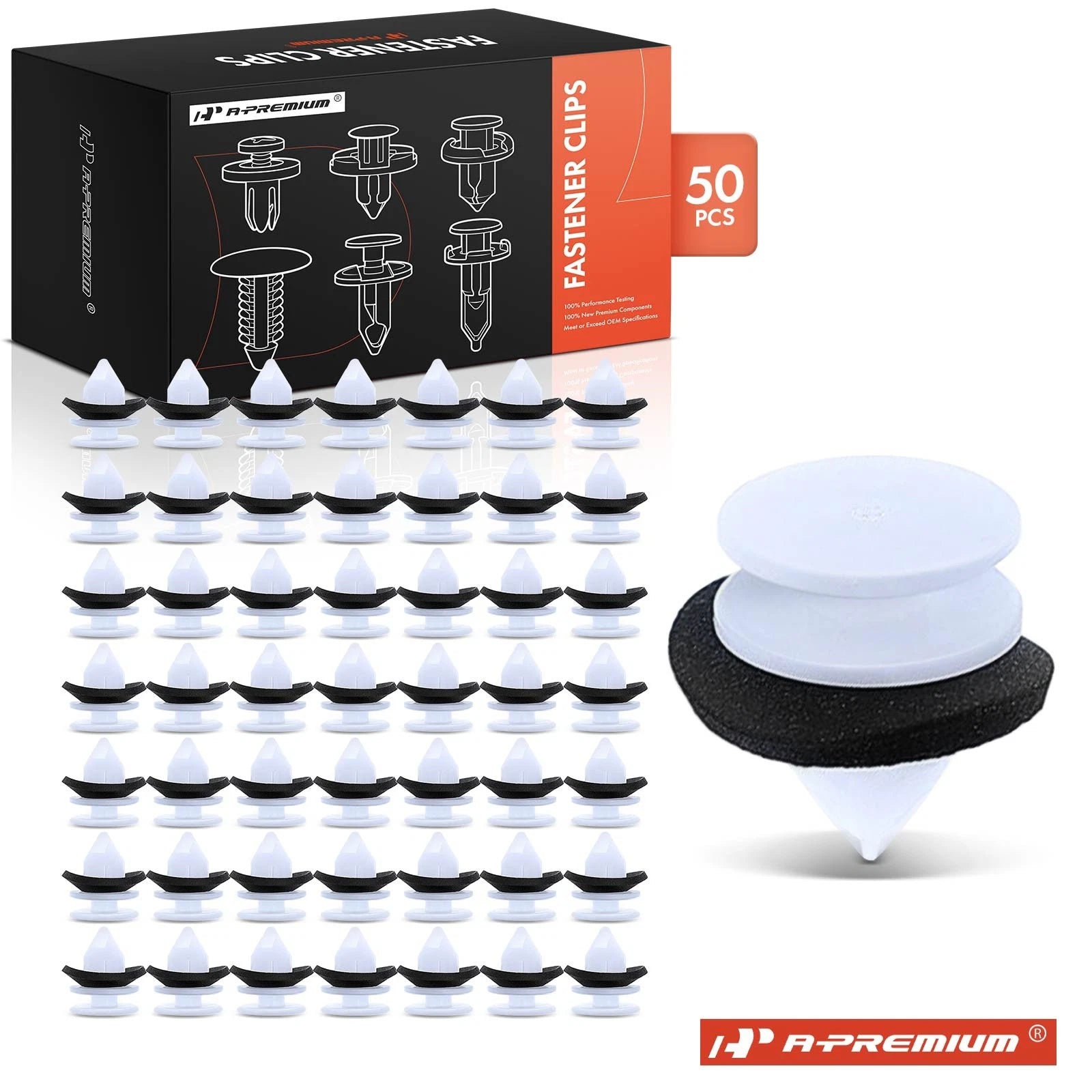 50x Nylon Moulding Retainer Clips for Nissan Quest (2011–2017)