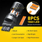 Set of 2 LED Brake Tail Stop Light Bulbs for Make Model (YYYY–YYYY)