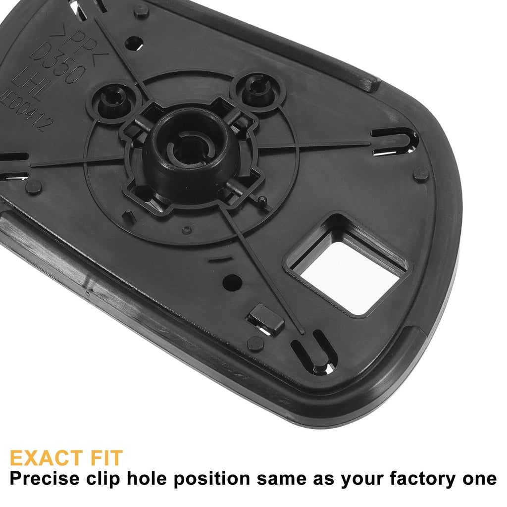 Pair Side Mirror Glass with Backing Plate for Mazda 3 6 (Non-heated)