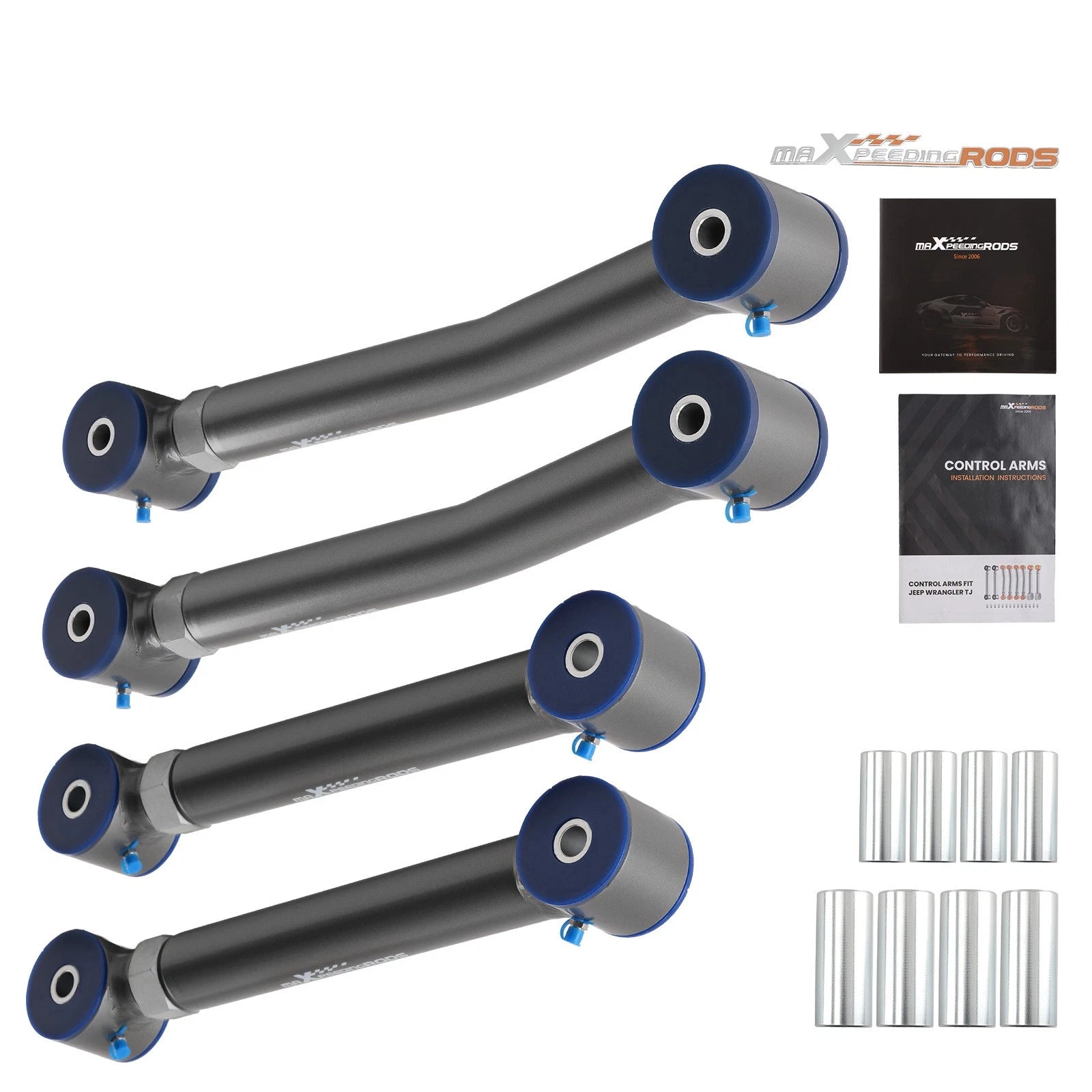 Rear Upper Lower Control Arms for Jeep Wrangler TJ (1997–2006) Grand Cherokee ZJ