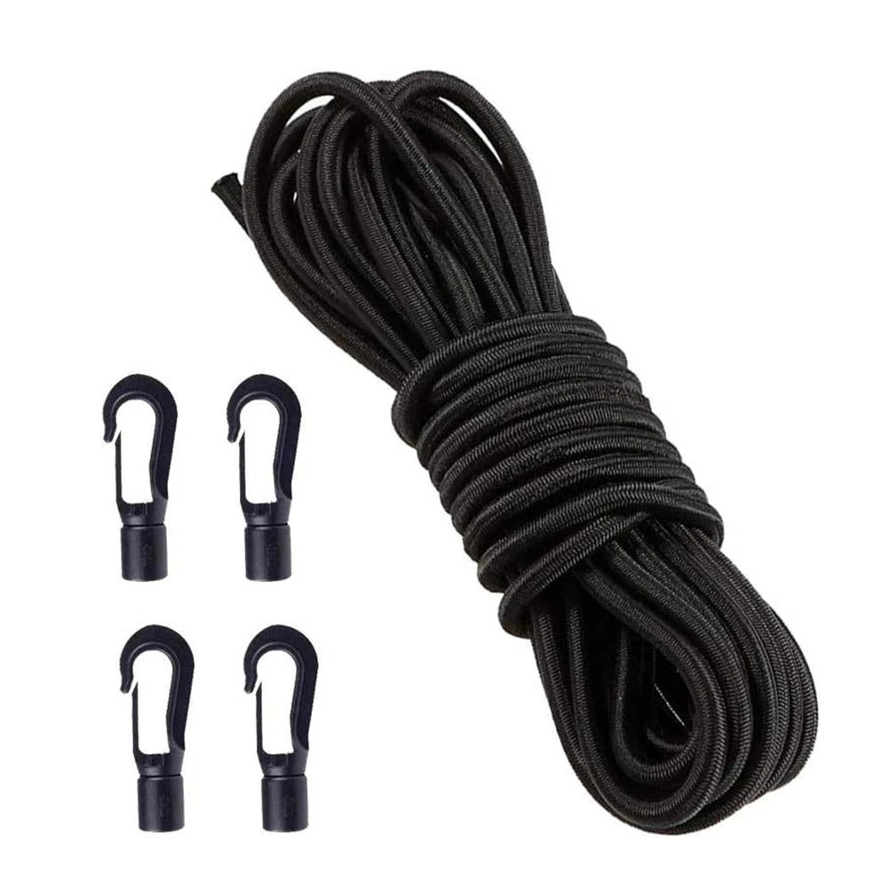 5M Marine Grade Nylon Bungee Rope for Outdoor Fastening Tasks