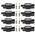Set of 8 Ignition Coils & NGK Platinum Spark Plugs for Camaro Corvette