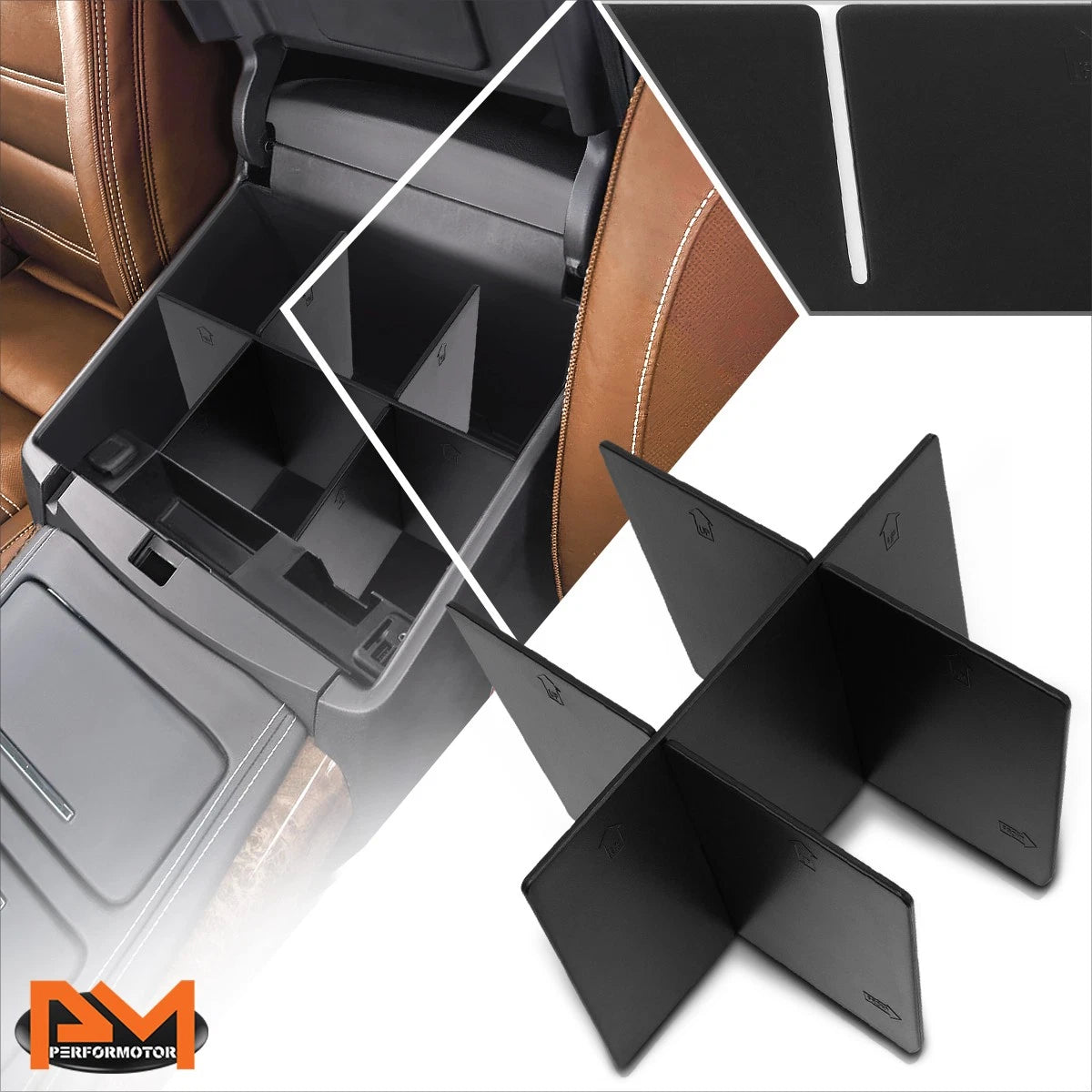 Center Console Organizer Tray Divider for Toyota Tacoma (2016–2018)