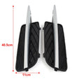 Fog Light Grille with Silver Trim for BMW X5 E70, X6 E71 (2007-2013)
