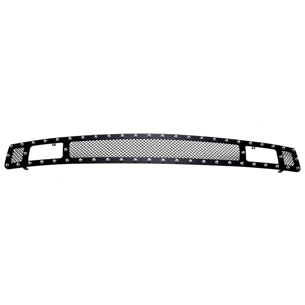 Stainless Black Mesh Rivet Grille for Chevy Silverado 1500 (2007-2013)