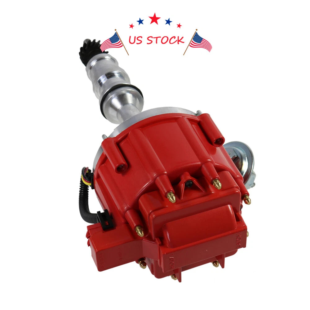 HEI Distributor for Ford FE V8 Engines (427-390) Red Cap 65000 Volt