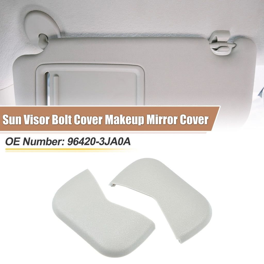 2X Sun Visor Bolt Cover Makeup Mirror for Nissan Altima (2013–202)