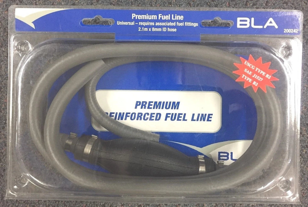 Reinforced Fuel Line Hose 8mm for Universal Applications (BLA 200242)