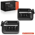 2X Rear Black Chrome Interior Door Handle for Chevy Silverado 1500 (2007â2013)