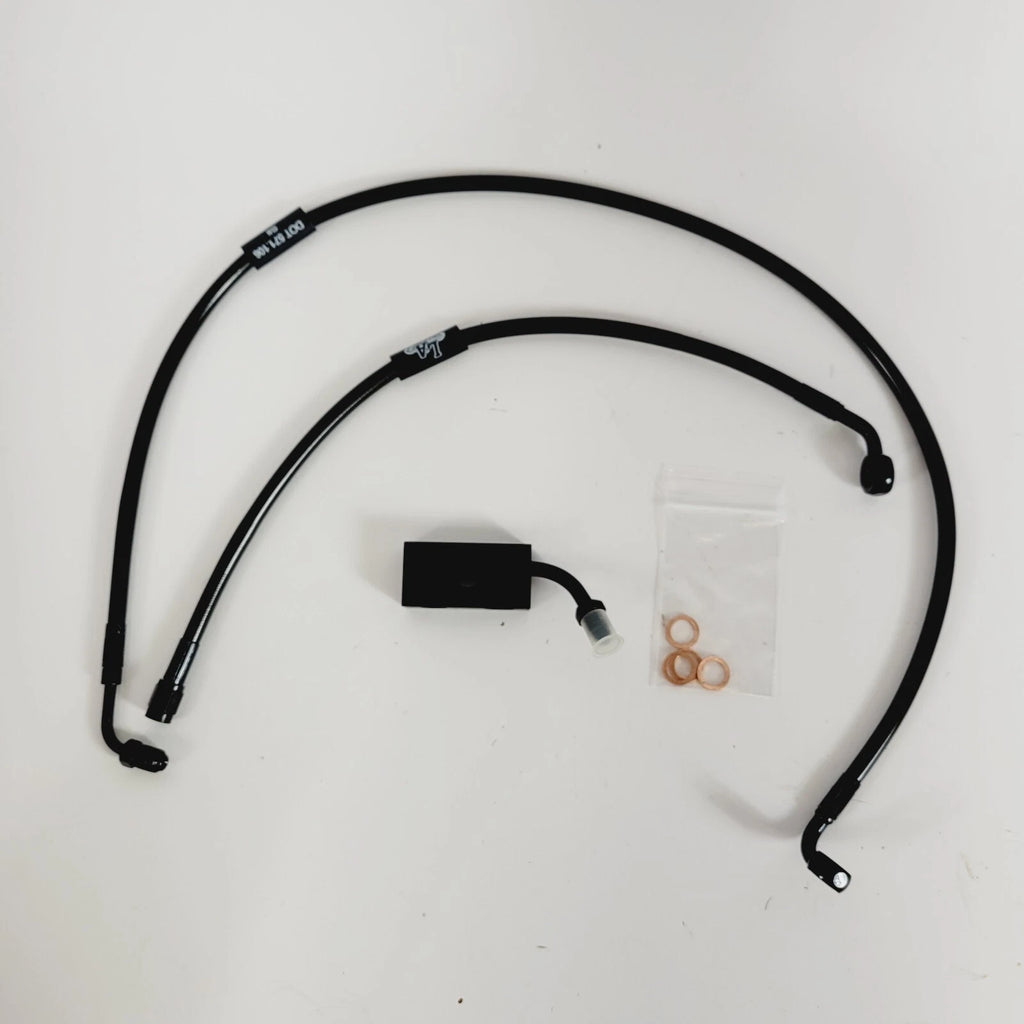 LA Choppers Braided Handlebar Cable for Harley (2012–2014)