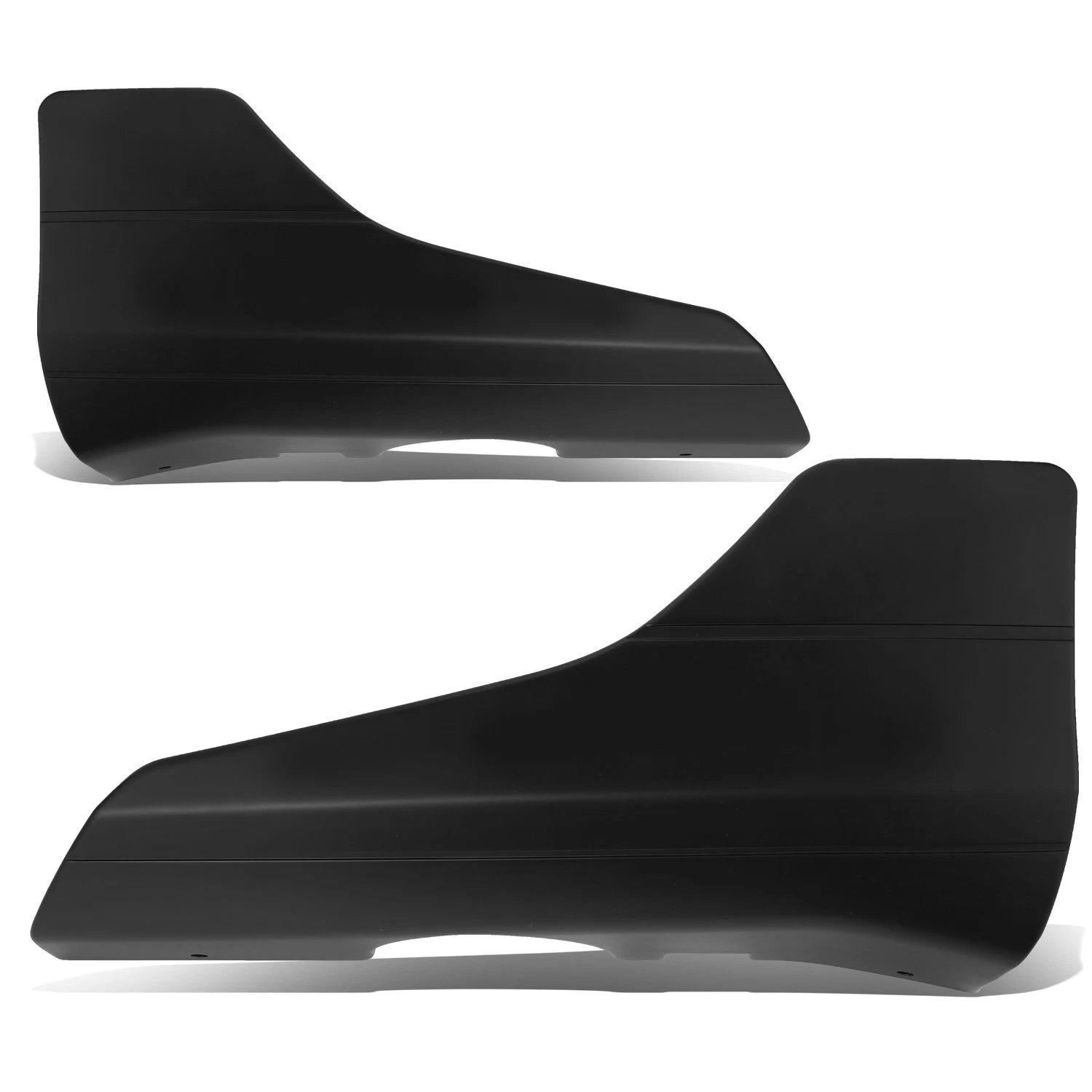Rear Matte Black Door Side Skirt Panel Splitters for Tesla Model 3 (2017–2022)