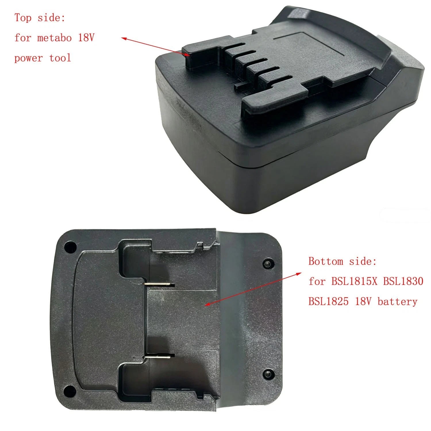 Adapter for BSL1815X BSL1830 Batteries to LiHD18V Tools
