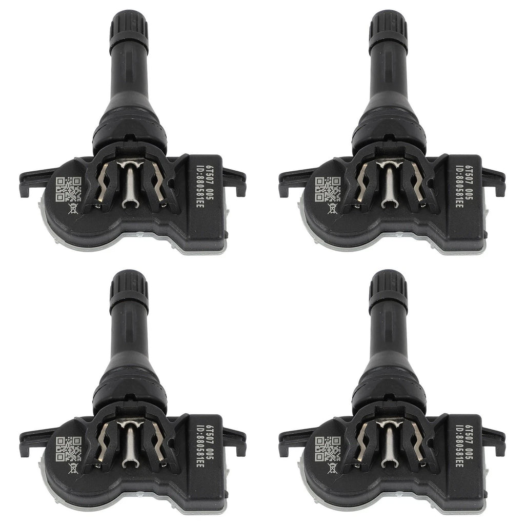 Set of 4 TPMS Tire Pressure Sensors for Jeep Chrysler (2014–2020) 433MHz
