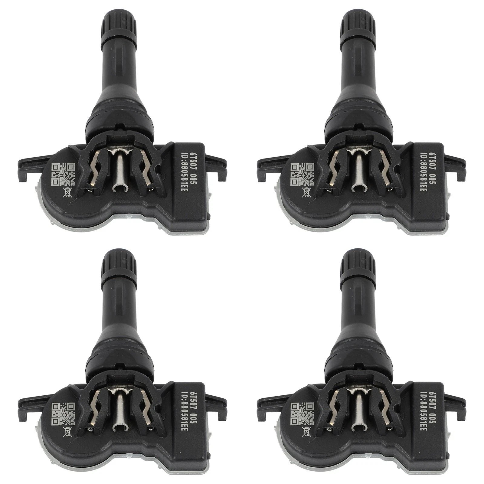 Set of 4 TPMS Tire Pressure Sensors for Jeep Chrysler (2014–2020) 433MHz