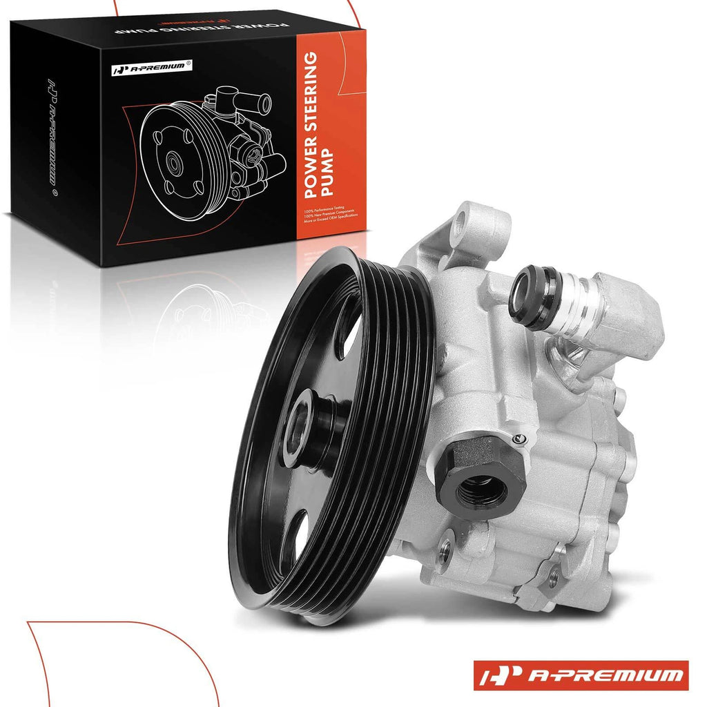 Power Steering Pump with Pulley for Mercedes-Benz W203 C230 C280 C350 (2006)