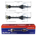 Set of 2 Front CV Axle Shafts for Ford Aerostar AWD (1992–1997)