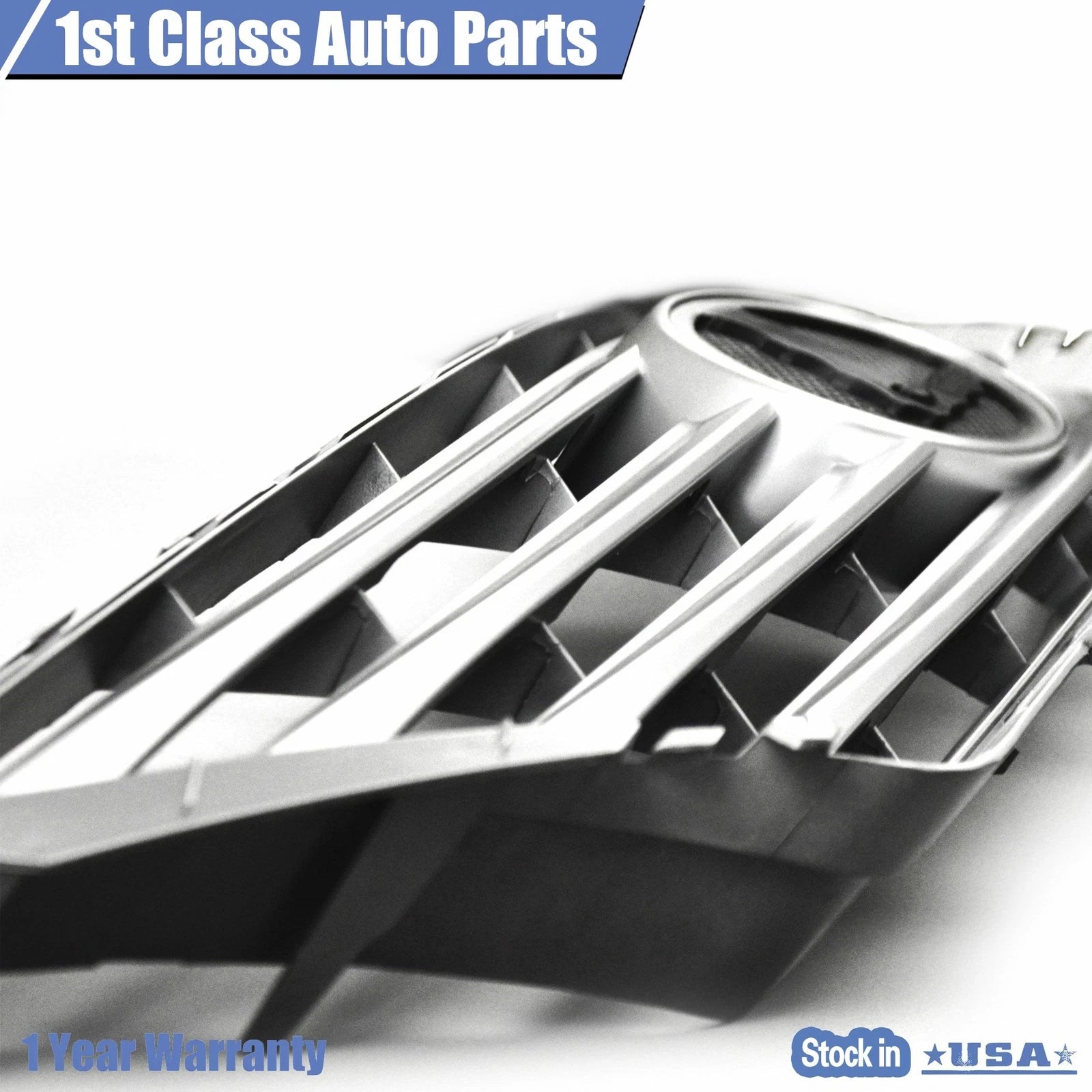 Set of 2 Front Bumper Grille & Chrome Trim for Lexus ES350 (2010–2012)