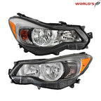 Halogen Headlight Set for Subaru Impreza, Crosstrek (2012–2016) Clear Lens