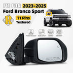 Right Side Mirror for Ford Bronco Sport (2023–2025) Heated, Blind Spot, 11Pin