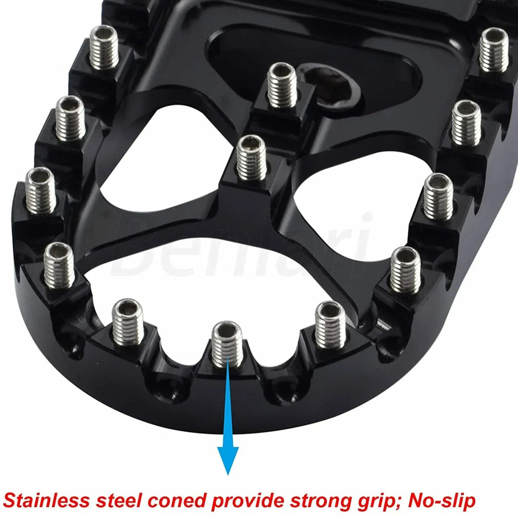 Black Foot Pegs for Harley Sportster Touring Softail Dyna