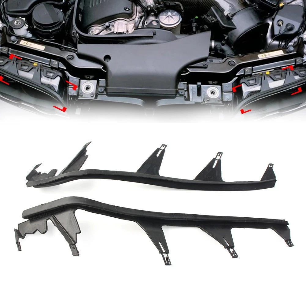 Pair Headlight Sealing Strip Rubber Gasket for BMW 3 Series E46 (1998–2006)