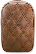 Detachable Pillion Pad for Saddlemen (Lattice Stitched, Brown)