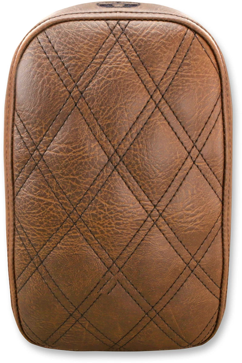 Detachable Pillion Pad for Saddlemen (Lattice Stitched, Brown)