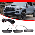 3X Smoke White LED Grille Running Light Kit for Tundra (2014–2021)