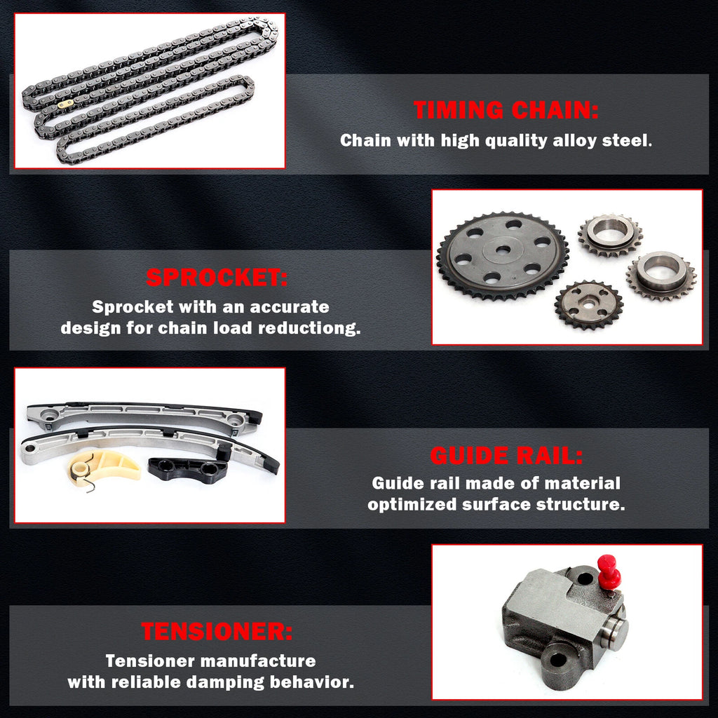 Timing Chain Kit and Head Gasket Set for Mazda 3 CX-7 (2007-2013)