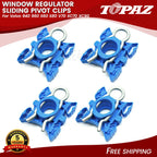 Set of 4 Window Regulator Roller Blocks for Volvo 