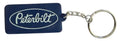 Keychain for Peterbilt Trucks Class (EST. 1939) - Blue and Yellow Metal Ring