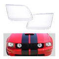 Set of 2 Clear Headlight Lens for Ford Mustang (2005–2009)