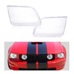 Set of 2 Clear Headlight Lens for Ford Mustang (2005–2009)