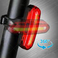 LED Bike Tail Light for Bicycle (2002–2019) - 120 Lumens, USB Rechargeable
