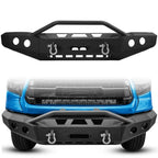 Off-Road Steel Front Bumper with Winch Plate & D-Rings for Toyota Tundra (2014–2021)