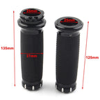 1" Black Handlebar Hand Grips for Harley Dyna Sportster XL883 1200 Softail
