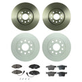 Set of 4 Bosch Rotors & Hella Brake Pads for Audi A3 Quattro (2006–2013)
