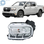 LED Headlight with DRL for Ford Maverick Lariat (2022–2024) Chrome Housing