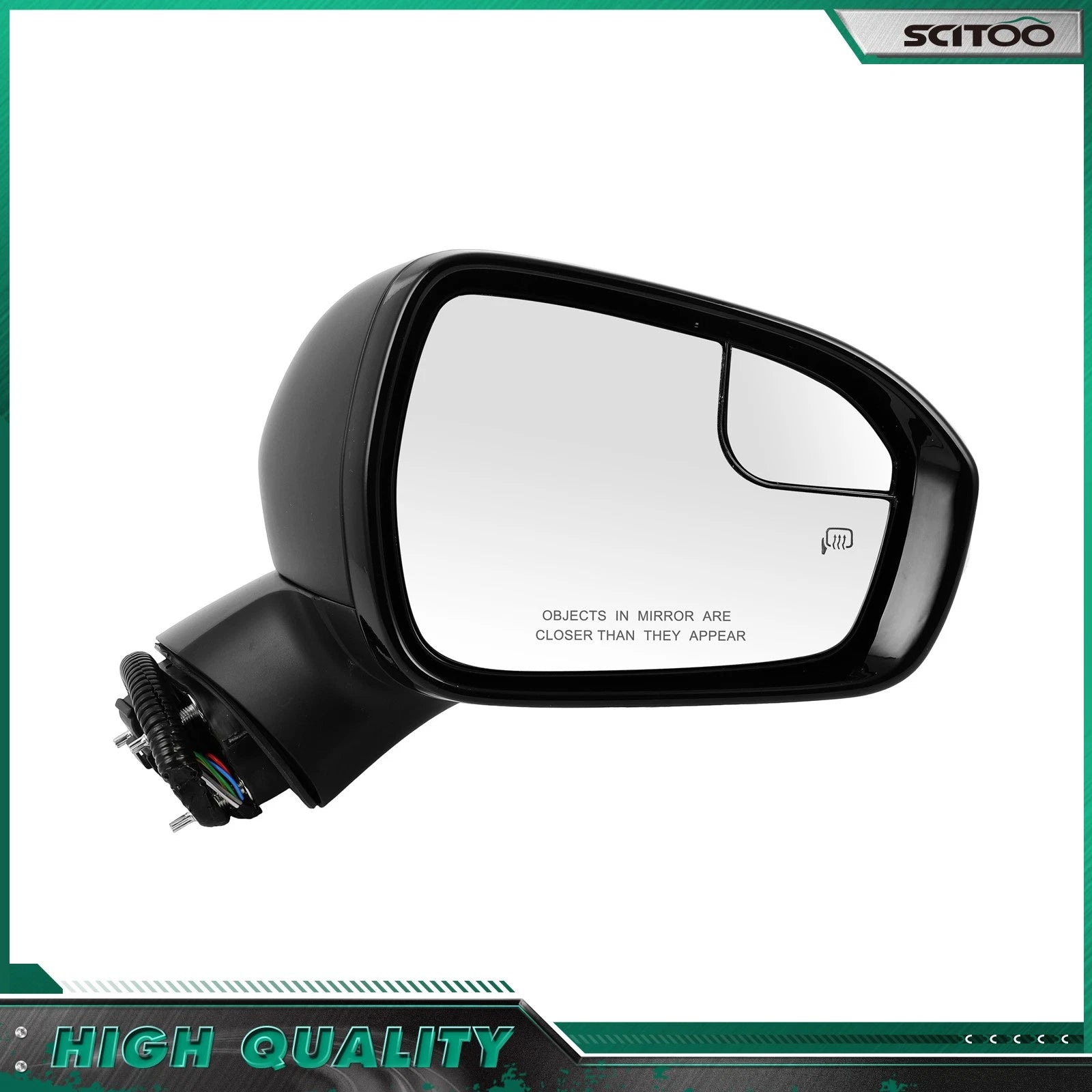 Right Side Mirror for Chevrolet Silverado 1500 (2019–2023) 7 Pins Heated