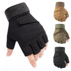 Motorcycle Motocross Gloves for Motorbike Racing (Fingerless Tactical)