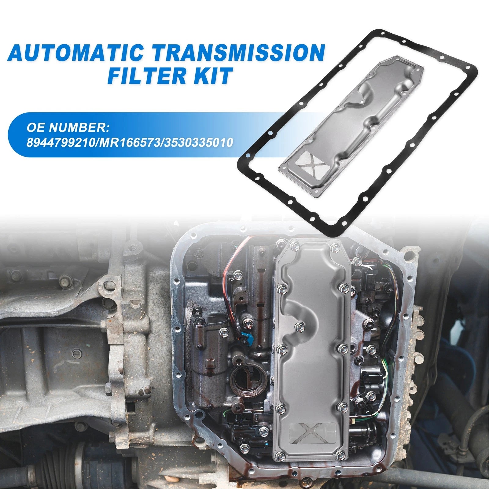 A340F Transmission Filter Oil Pan Gasket Kit for Mitsubishi (No. 8944799210)