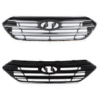 Set of 4 Front Grille and Fog Light Bezels for Hyundai Santa Fe Sport