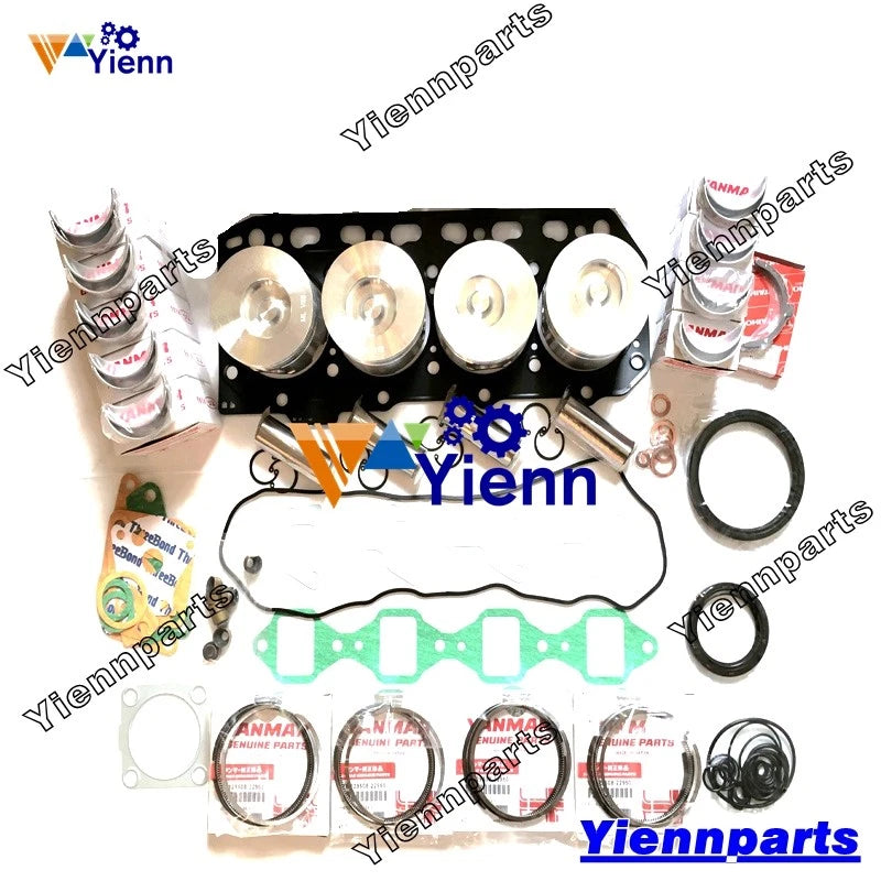 4TNE88 overhaul rebuild kit for Yanmar VIO50 B6 B50-2 (Excavator)