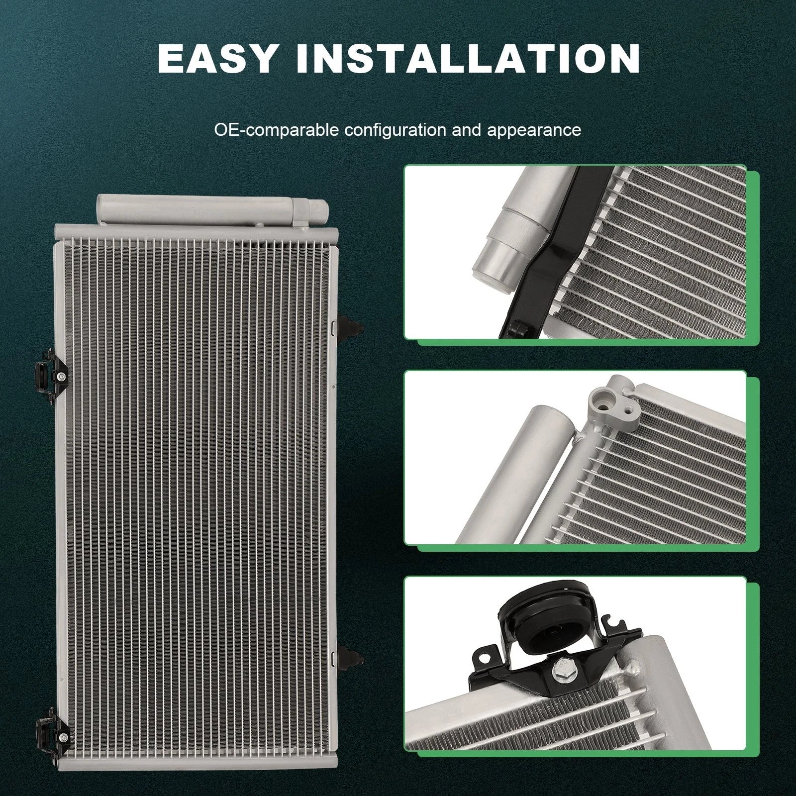 Aluminum AC Condenser for Scion xA xB (2005–2006)