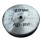 Zimar RD-100 Marine Round Disk Zinc Anode 3 7/8'' for Marine Applications
