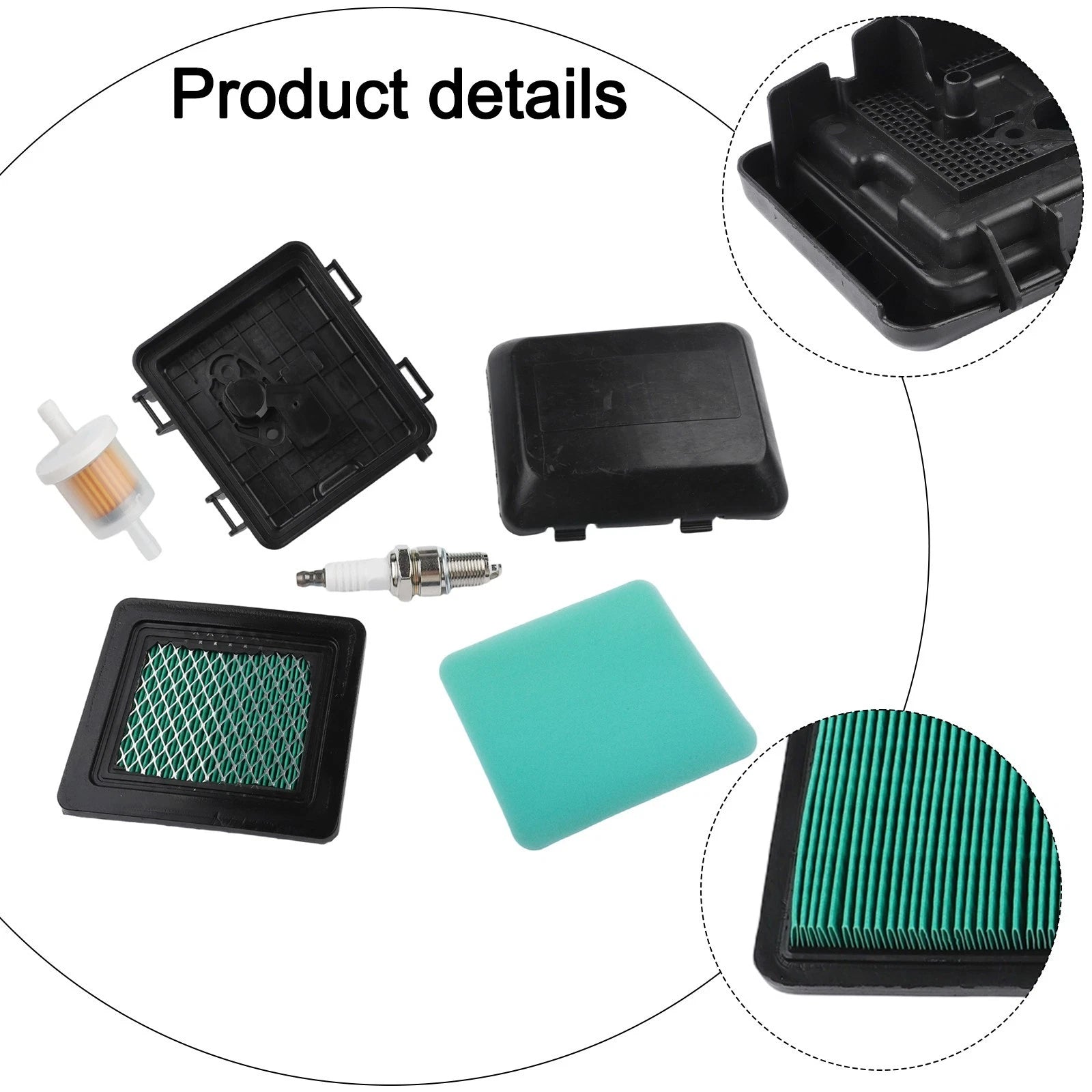Set of 1 Air Filter & Fuel Filter for Lawn Mower (Power Equipment)