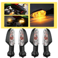 2X Clear Lens Turn Signal Lights for Kawasaki ER-6N (2012–2016)