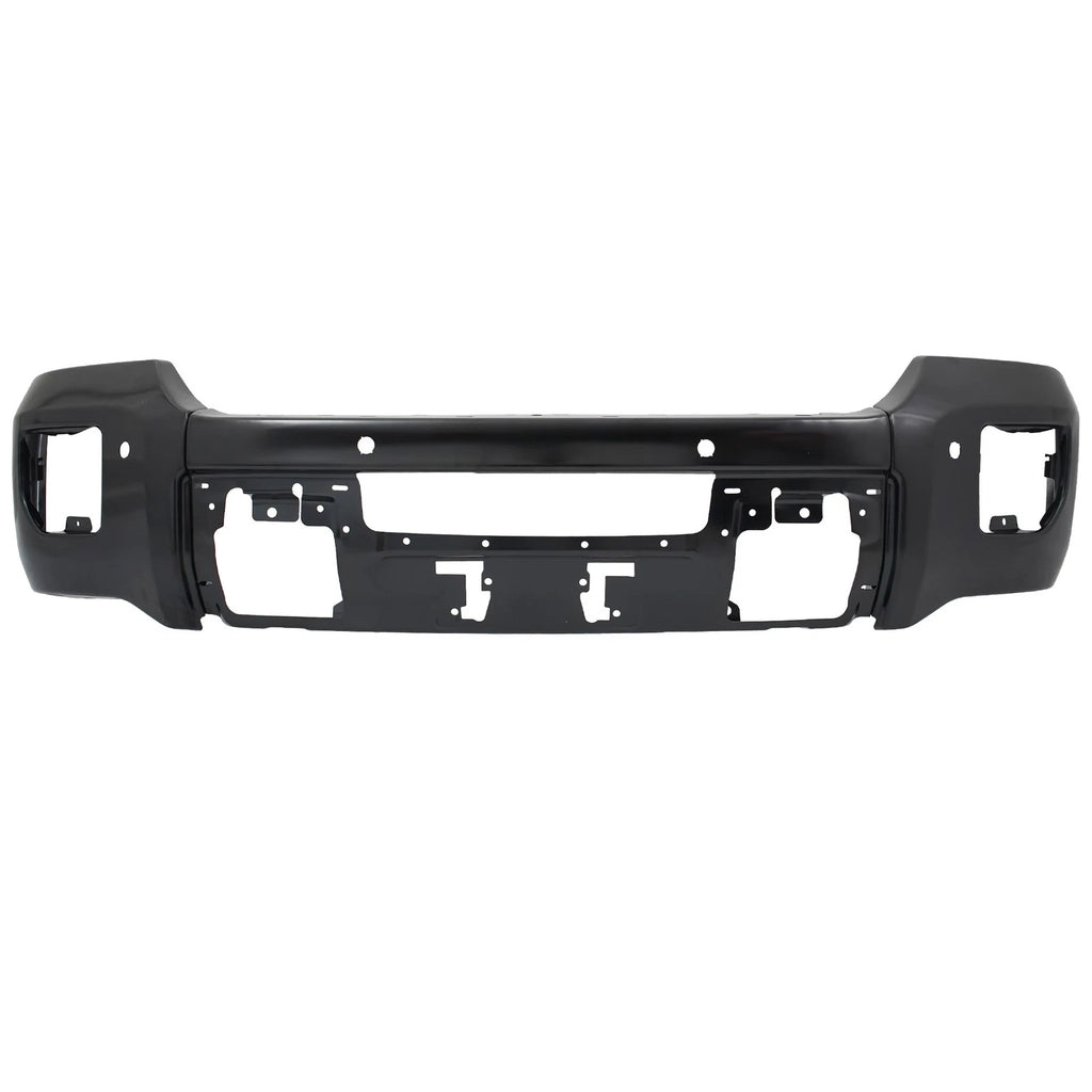 Front Bumper Face Bar for GMC Sierra 2500HD (2015–2019) W/ Sensor Holes, Black